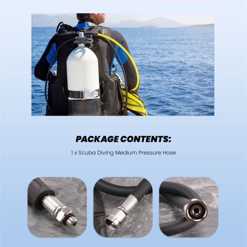 Scuba Diving BCD Medium Pressure Slangregelaar 1