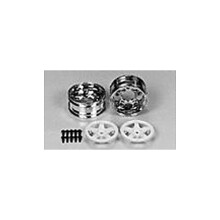 TAMIYA 50672 5-Spoke 2-Piece Wheels (1 Pair) (Nismo GT-R/PIAA Porsche 911 GT2)