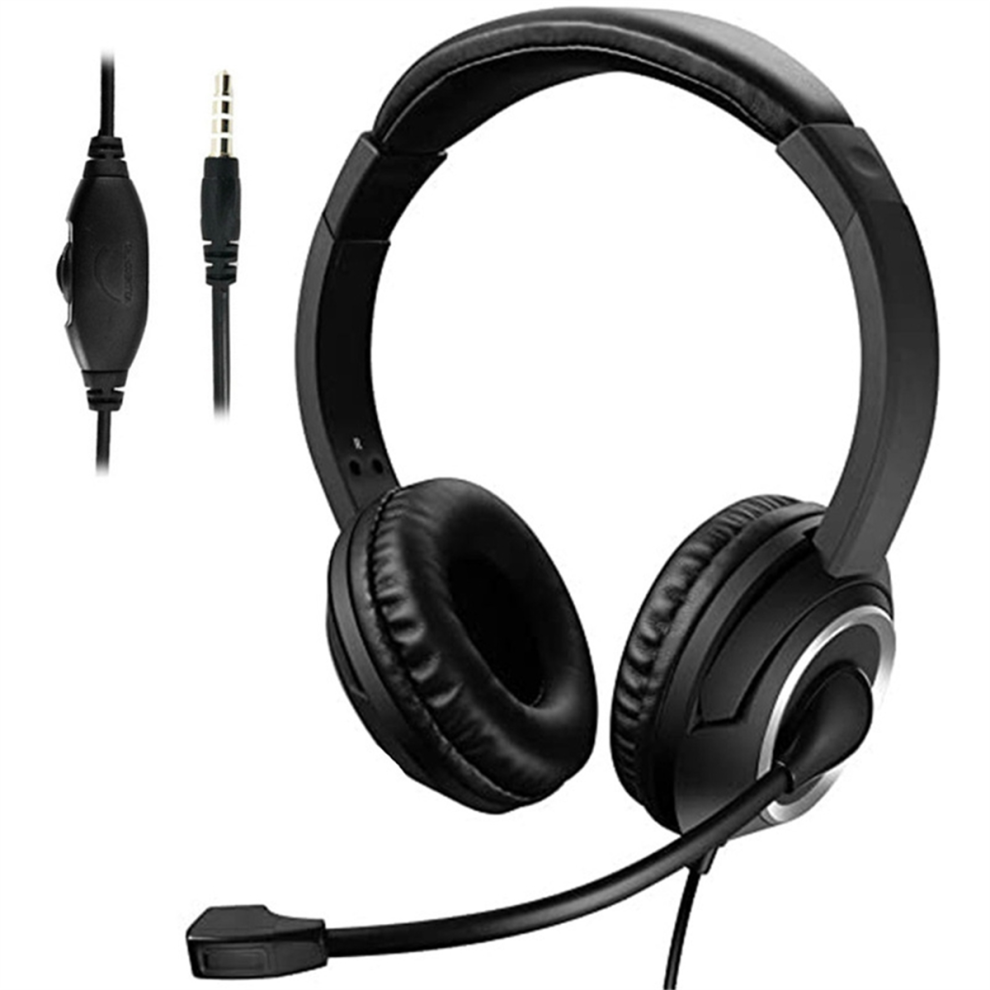Casque d'écoute en ligne avec réduction du bruit et interface 3,5 mm