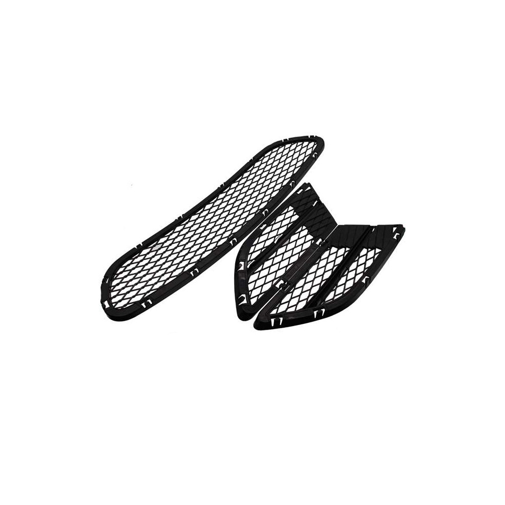 Car Set Of 3 Front Lower Bumper Grille For Series E90 E91 4852972302936