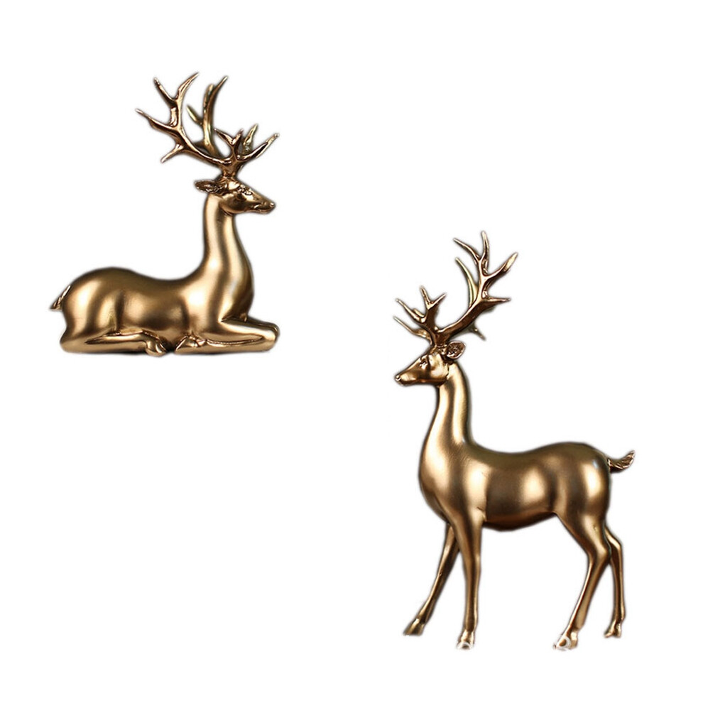 1 lot de 2 statues en résine pour armoire à vin, bijoux, cadeau de mariage