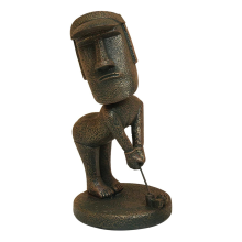 Statue-Dekor Île de Pâques Ornament für Accessoires für antike Zimmer