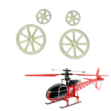 Juego de 6 engranajes V912-03 para helicóptero RC XK V912 V912-A V915-A, piezas de repuesto y accesorios