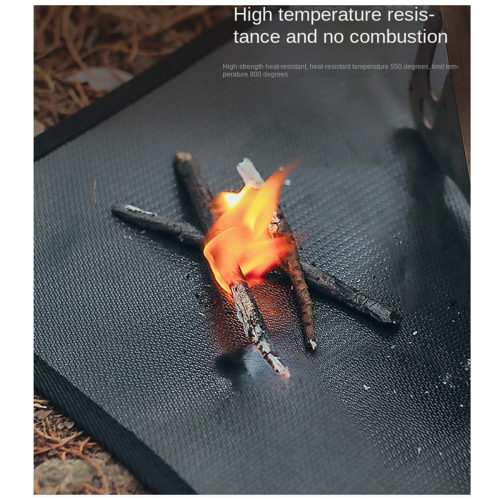 Large BBQ Mat, Outdoor Fireproof Mat,L 2