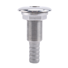 Marine Stainless Steel Drain Pipe Silver 316 for Boat Yacht 3/8