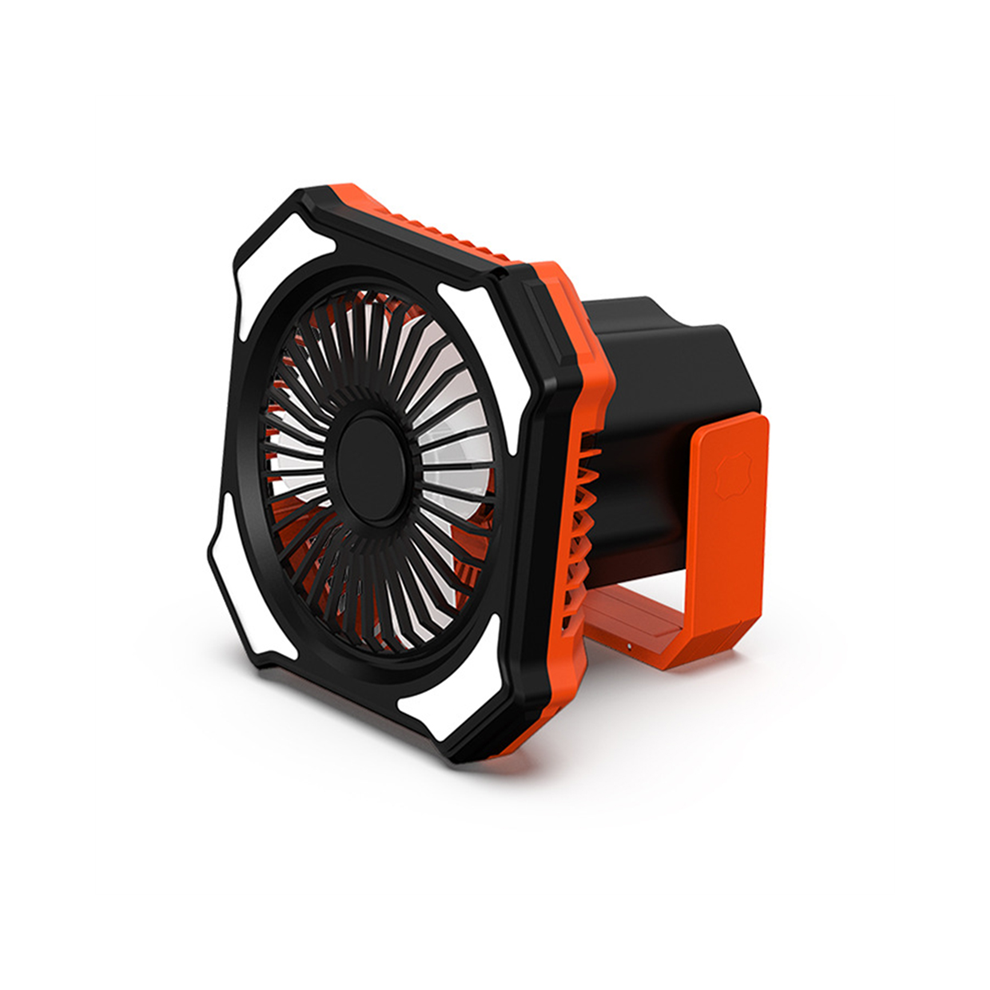 Ventilateur de camping portable 1000 mAh silencieux avec télécommande et lumière