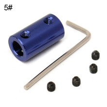 Color 2/3/4/5/6/7/8mm Rigid Shaft Coupling For Rc Boat Car5mm-5mm
