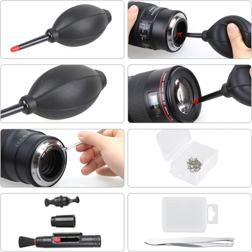 Kit de limpeza de câmera profissional DSLR lente sensor digital 1