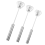 Press and rotate semi-automatic egg beater stainless steel 1