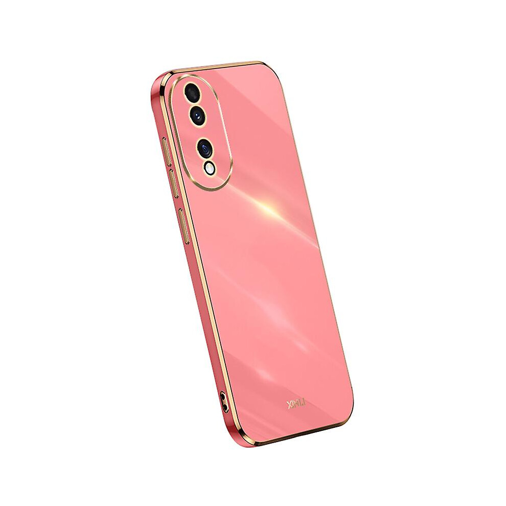 (Red) Xinli For Honor 90 Shockproof Phone Case Precise Lens Cut-Out Tpu Electroplated Cover Red 8994440233260