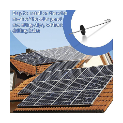 Solar Panel Clips Fastener Clips Solar Panel Clips Kit For Solar Panel 100 Packs 25 Mm 1