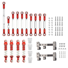 Ensemble de supports de traction de biellette de direction en métal et d'amortisseurs, 1