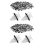 200Pcs 51418224768 Plastic Rivets Clip for E46 E53 E90 E91 E70 Door Panel Auto Fasteners Trim Push Retainer 1