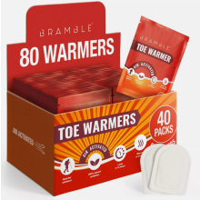 80 Toe Foot Warmers (40 Packs), for Shoes, Boots, Outdoors, Hiking