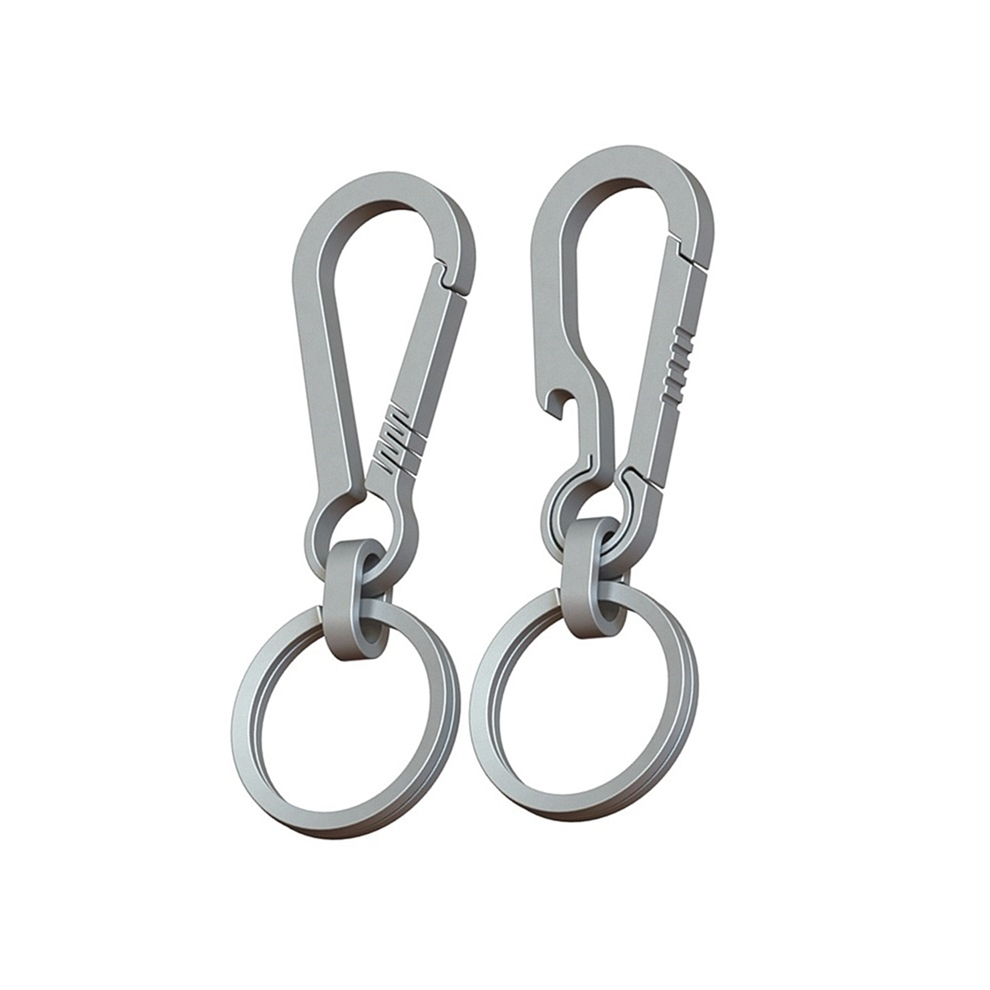 2Pcs 8Cm Carabiner Multifunctional Key Chain Pendant Portable Tools 4853799450565