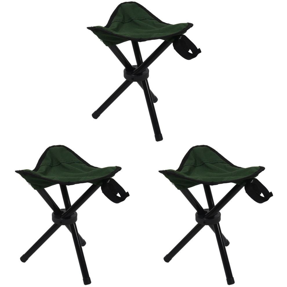 3X Folding Tripod Stool Outdoor Portable Camping Seat Fishing Chair New-image-OPC-PFX9XFJ-NEW