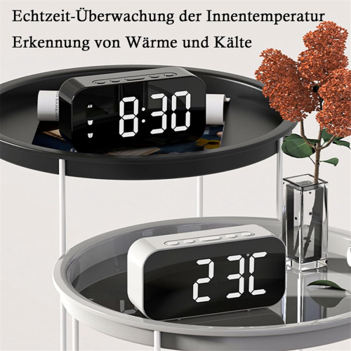 Alarm Clock, Digital Dimmable for the Bedroom, Black 2
