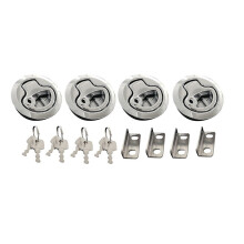 4 Set Boat Hatch Latch Pull for RV Yacht Deck Door Cabinet