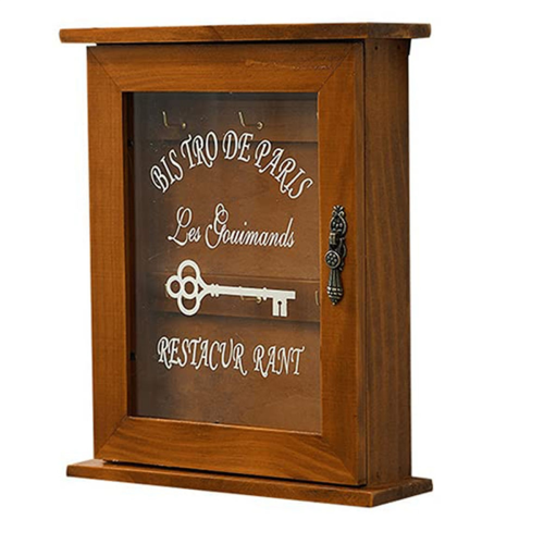 Portachiavi Da Parete Legno Appendichiavi In Legno Con 6 Ganci - Portachiavi Da Muro Per Ingresso E Corridoio Porta Chiavi Da Muro Per Casa Moderno