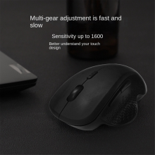 Draadloze muis Bluetooth voor computer, laptop, dubbele modus, zwart