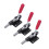 3Pcs 32mm Plunger Stroke Metal Push Pull Toggle Clamp 227Kg 500 Lbs 1