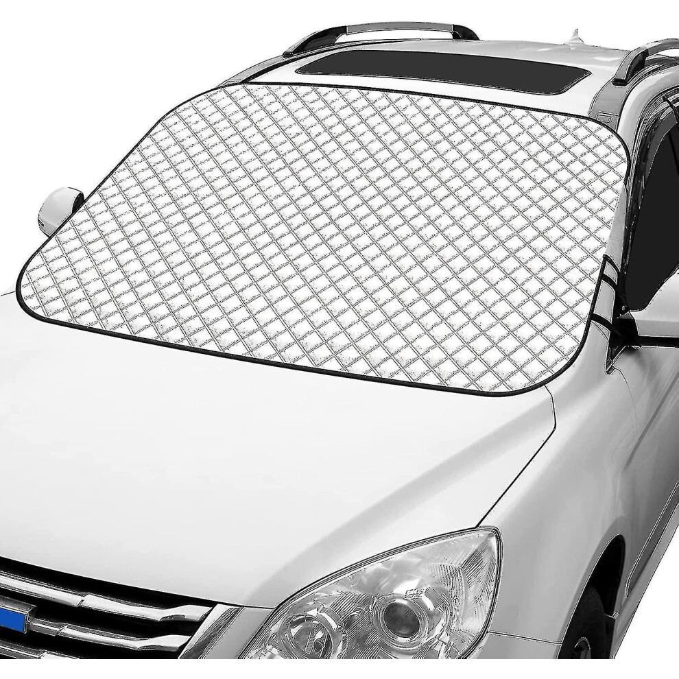 Car Windshield Cover, Snow Car Cover, Front Wind Screen Protector,Large Frost Guard For Cars, Suvs,Van And Truck 8792504048016