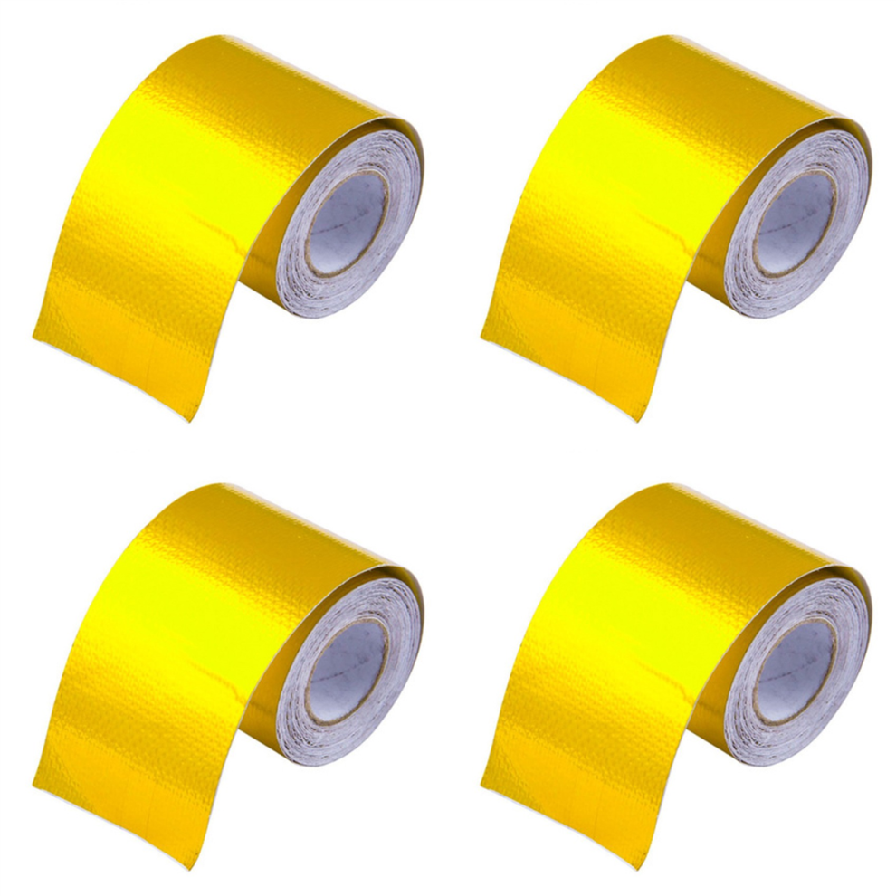 4X Reflect Thermal Tape Air Intake Heat Insulation Shield Wrap Reflective Barrier Self Adhesive Engine-image-OPC-PFXB2J8-NEW