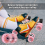4 τεμάχια 32 x 58 mm 82A ρόδες για πατίνια Roller με ρουλεμάν για εσωτερικούς χώρους 3