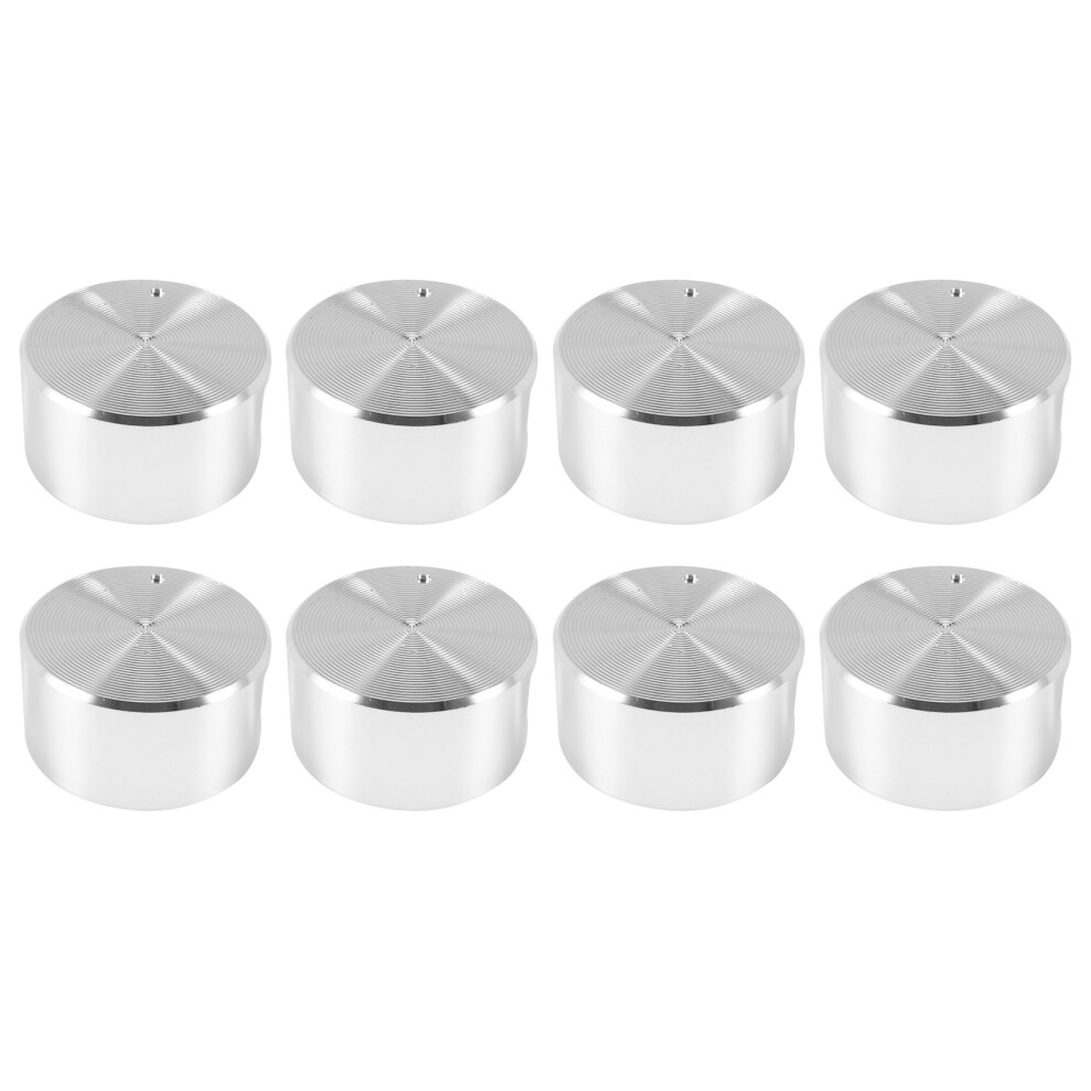 Lot de 8 interrupteurs rotatifs à bouton rond pour cuisinière à gaz, brûleur, four, pièces de cuisine, poignées