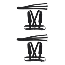 2X Fitness Anti-Resistance Sled Harness Wire Pull Strap Strength Training Resistance Rope