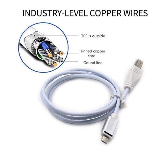 2X Καλώδιο σύνδεσης Midi USB τύπου B σε Micro-USB, προσαρμογέας ήχου πιάνου 2