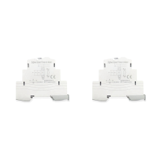 2X ATMS 1602Z Smart Switch 16A Din Rail 1P Remote Control Timing Wireless 220V