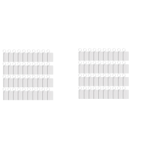 80 Pack Sublimaatio Avaimenperä Tyhjä Kaksipuolinen Lämmönsiirto MDF Board Avaimenperä Tee itse