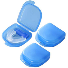 3pcs Professional Dental Night Mouth Guard For Peaceful Sleep Eliminate Teeth Grinding-