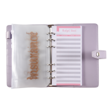 Budgetmap met ritssluiting, contante enveloppen voor budgettering B