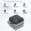 Caja impermeable IP66 13A con interruptor (enchufe británico) 2