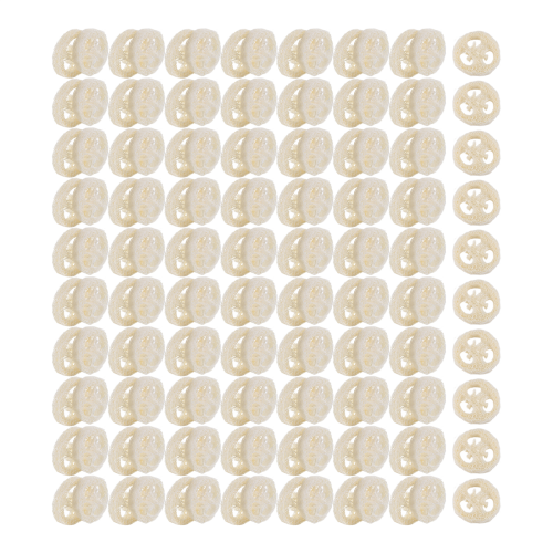 150Pcs Natural Loofah Slices Handmade Soap Box Tools Cleaner