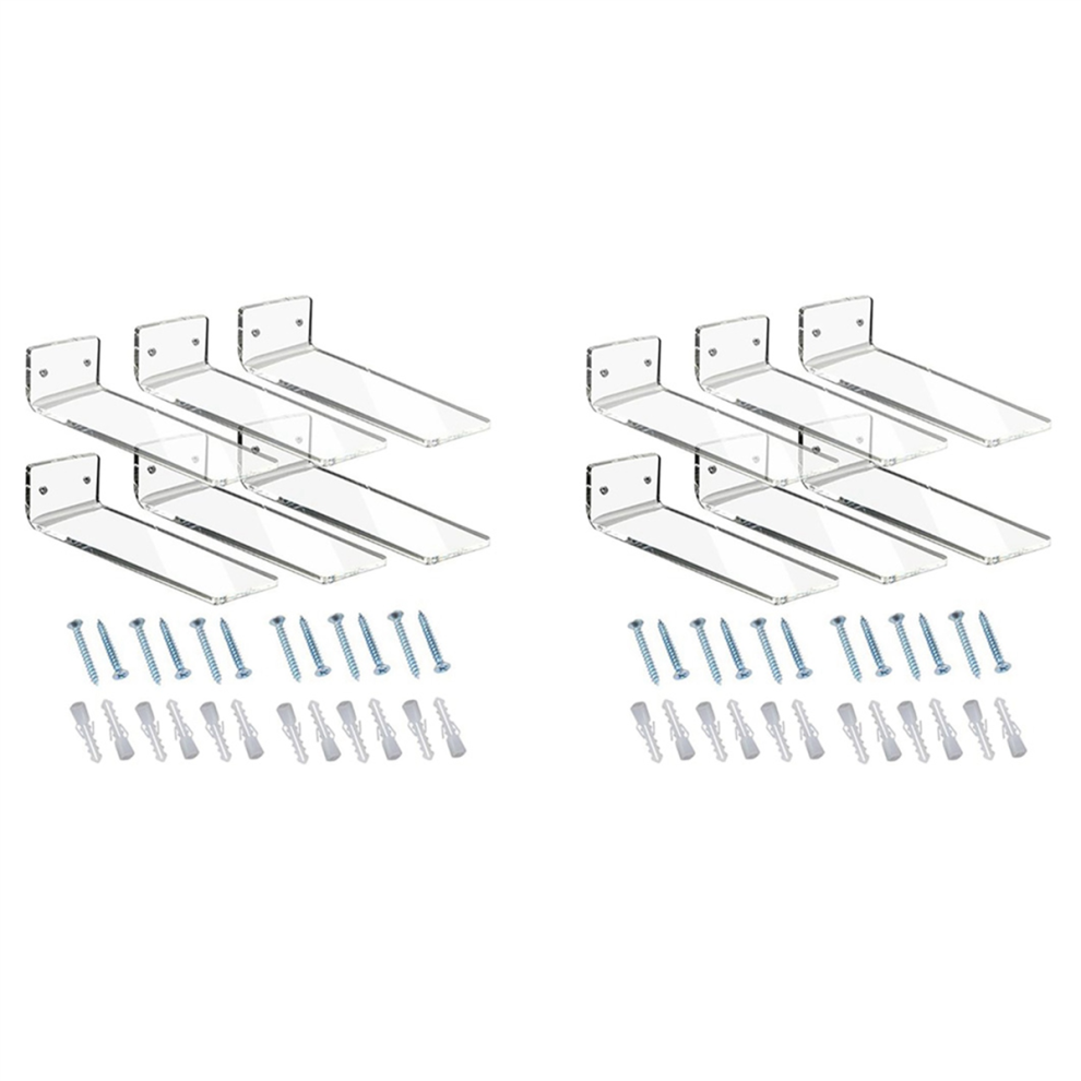 12 Pack Floating Shoe Display,Shelves Wall Mount Levitating Display Stand for Sneaker Collection or Shoes Box