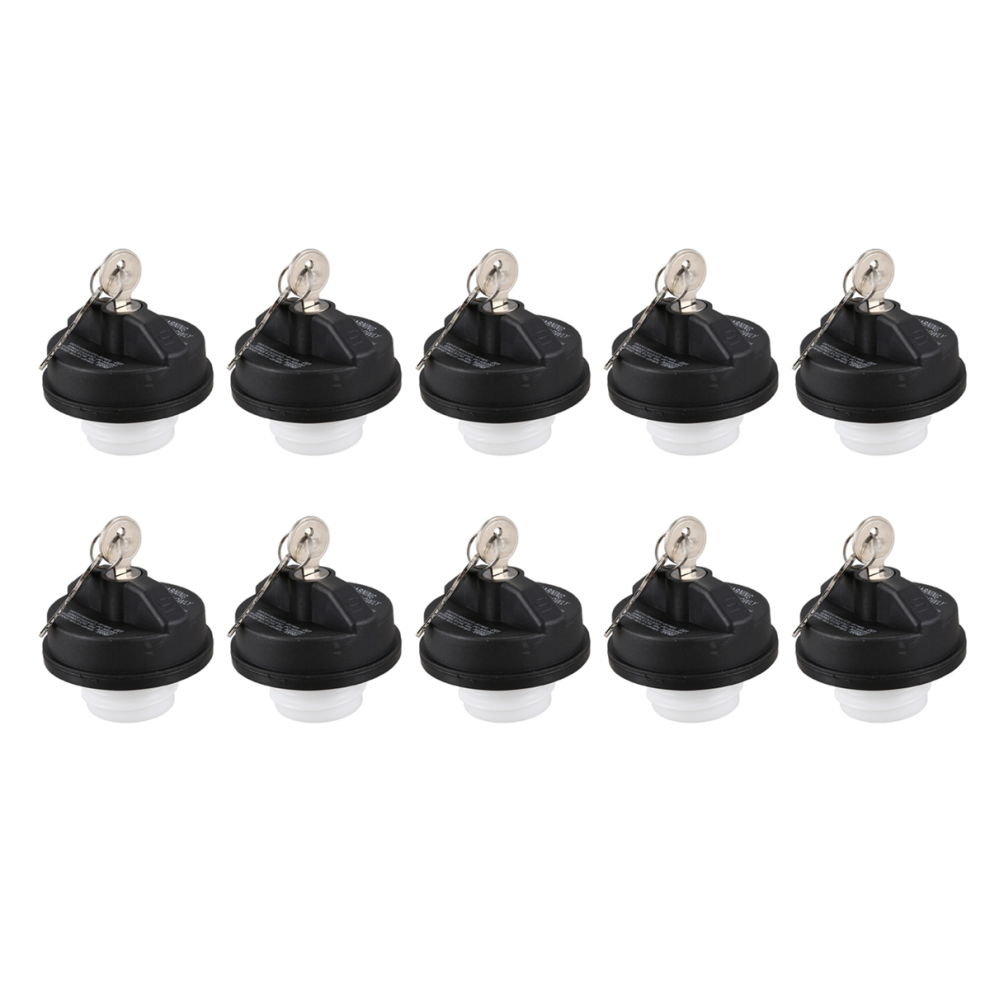 10X Fuel Tank Cap-Regular Locking Cap Fit For 10504 77300-47020 Black 4853799497645