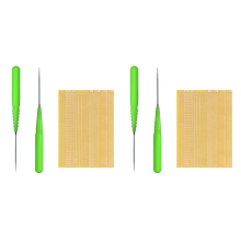 2X 3 in 1 Terminali di saldatura + Strumenti di riparazione per saldatura ad ago Pezzo di rilavorazione Pad Point per telefoni IC Touch BGA PCB