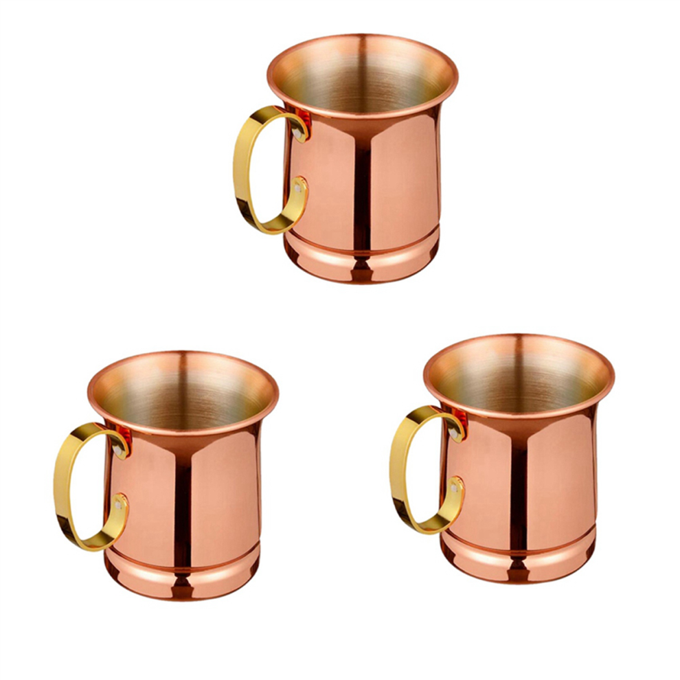 3 Tazze Da Birra/Latte In Acciaio Inossidabile, Fatte A Mano, Stoviglie Per Bevande