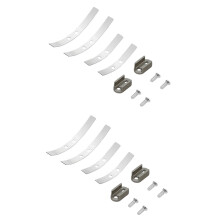 Conjunto com 4 molas de lâmina de aço para suspensão para caminhão RC D12 B16 B36 B14 B24, peças e acessórios para atualização de carro, 3