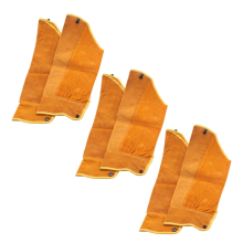 6Pcs 21.6 Inch Imitation Leather Welding Sleeves Protective Heat Arm Sleeve Tool