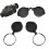 3pcs Rubber Fixed Objective Optics Lens Cap Professional Travel For Binoculars 2