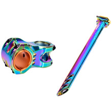 Värikäs pyörän istuintolppa Rainbow Tube 31.6Mmx380Mm