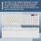Wireless Slim White Keyboard + Optical Mouse Set for PC and Laptop 3
