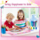 Silicone Painting Mat with Cup, 5 Craft Brush Cleaning Tools 2