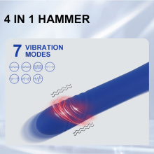 Hammer Vibrator Women G Spot 4 in 1 Massager Wand B