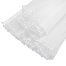 Papel de regalo para ramos, 3 piezas, 28 cm x 4,5 m (blanco)