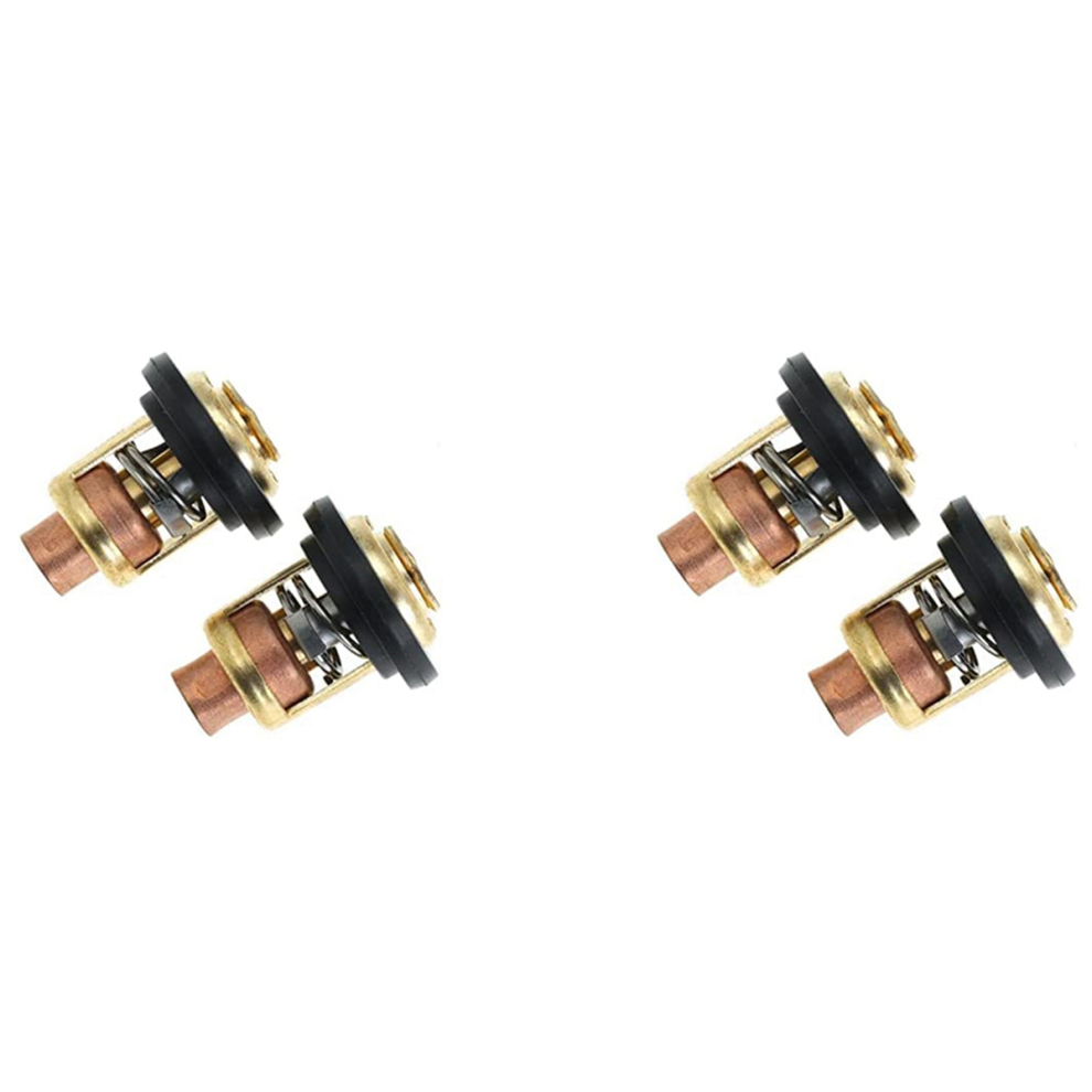 75692Q2 Thermostat With Mercury Mariner Marine 143F 143 Degree 135-150Hp 175 200Hp For 13340 Replaces 75692T,4 Pcs 4853799454884